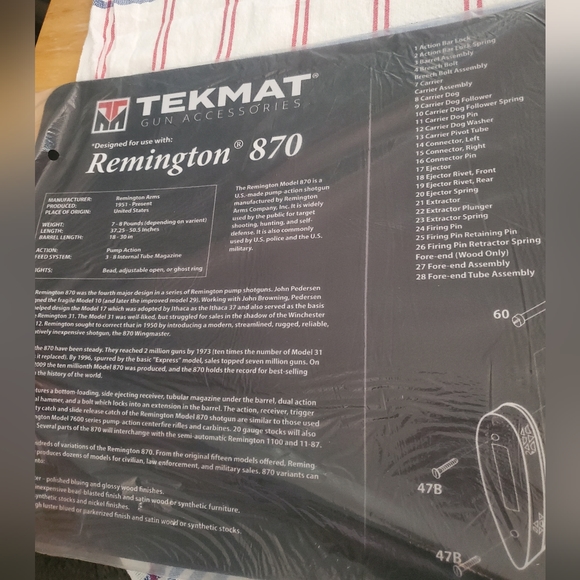 Tekmat Gun Breakdown Cleaning Mat - Picture 2 of 3